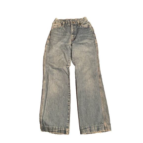 Wrangler Denim - Vintage Wrangler Jeans Womens 9 Fits 22x26.5 Blue Cowgirl Cut Made in USA